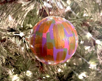 Hand painted Christmas ornament