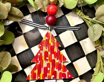 Colorful Christmas tree ornament