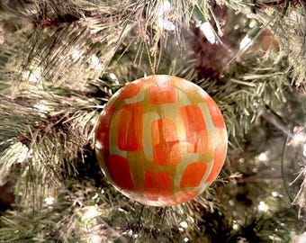 Hand painted Christmas ornament