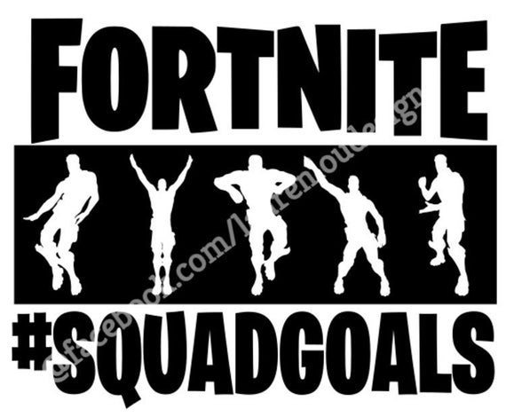Download FORTNITE Squadgoals SQUAD GOALS Quote Svg Dxf Eps Png | Etsy