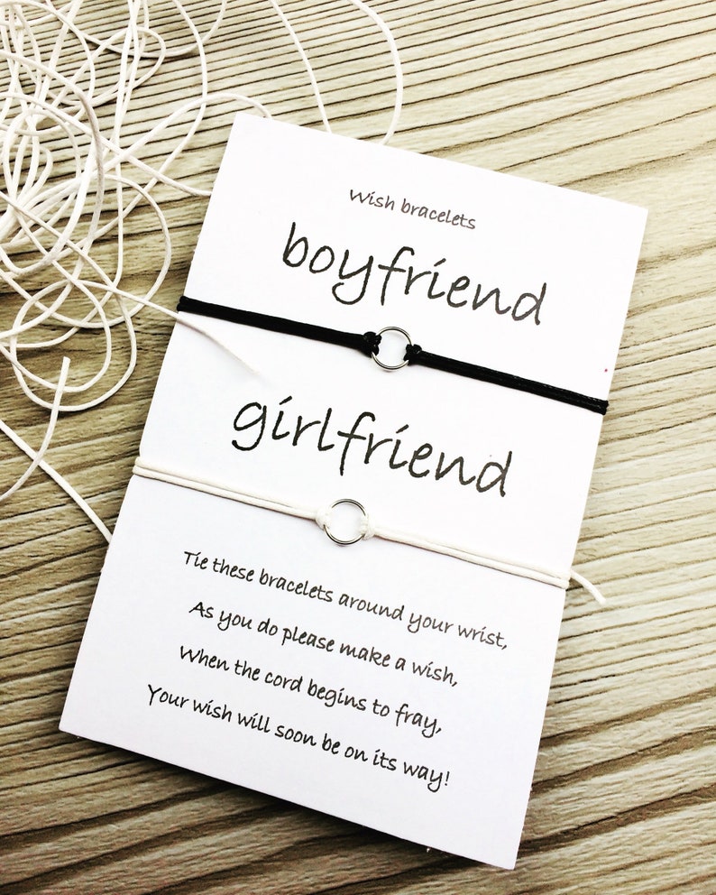 Boyfriend And Girlfriend Bracelet Couples Bracelet Set Couple Etsy