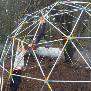 Geodesic Dome playground - Clear step by step instructions to build your own