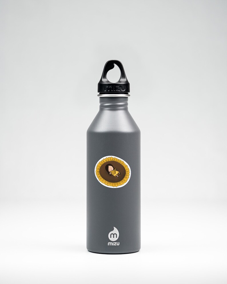 Sunflower Sticker Vinyl Sticker Laptop Sticker Water Bottle Etsy