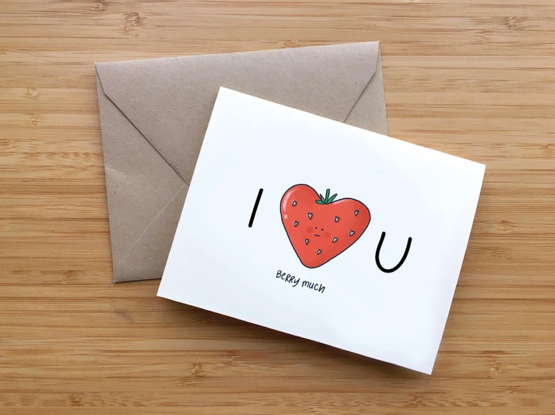 I Love You Card I Love You Cards Cute Love Card Funny I - Etsy