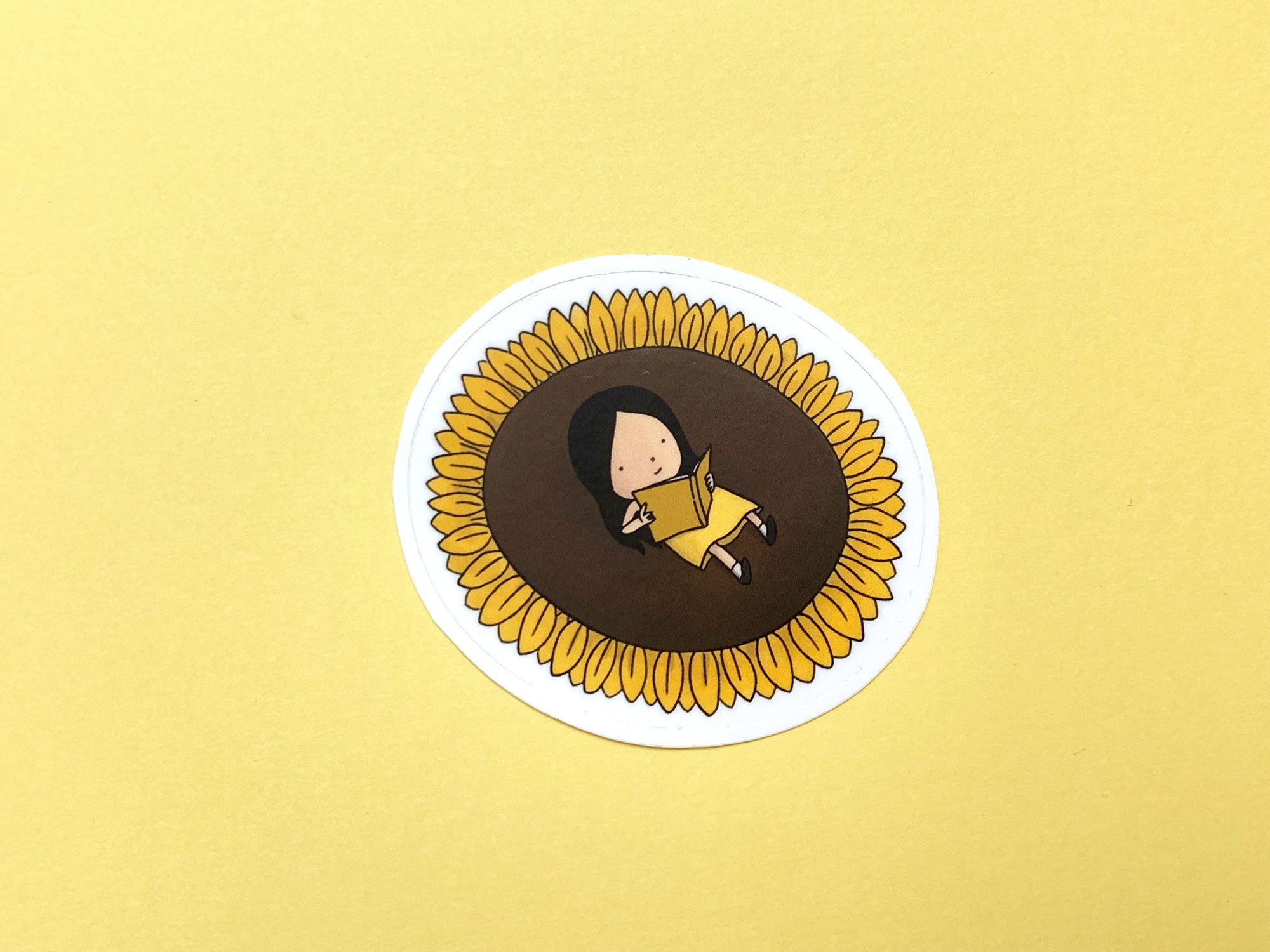 Sunflower Sticker Vinyl Sticker Laptop Sticker Water Bottle | Etsy