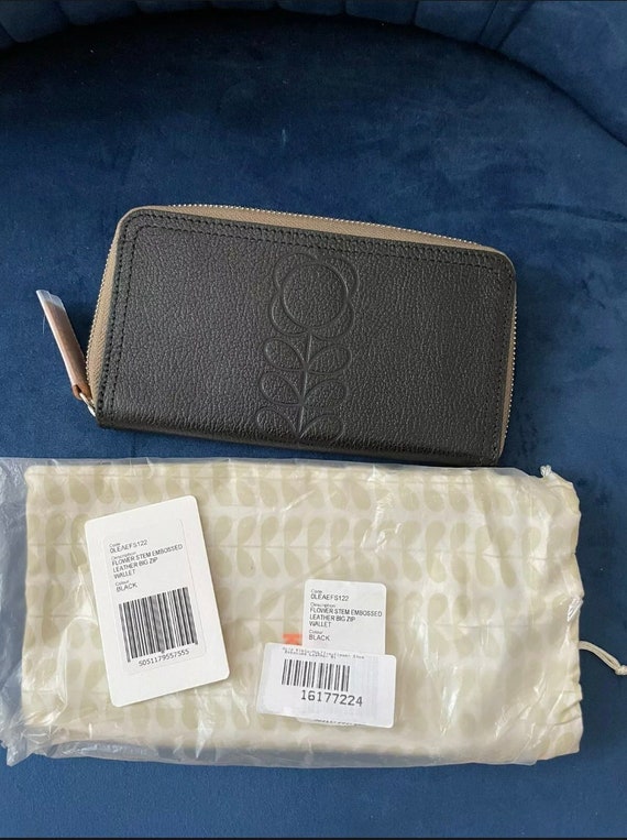 orla kiely big zip wallet
