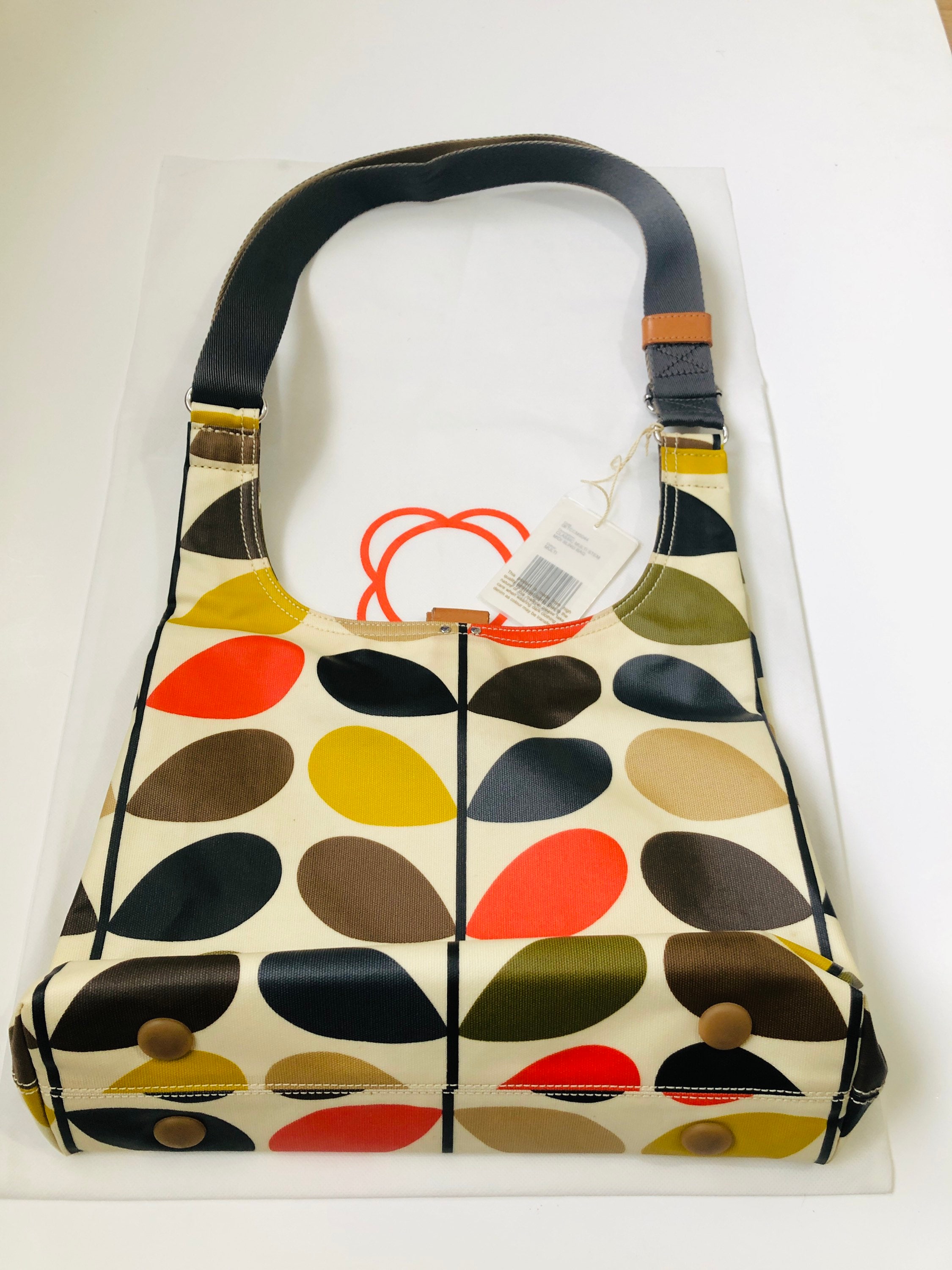 Orla Kiely Classic Multicoloured Stem Midi Sling Crossbody Etsy