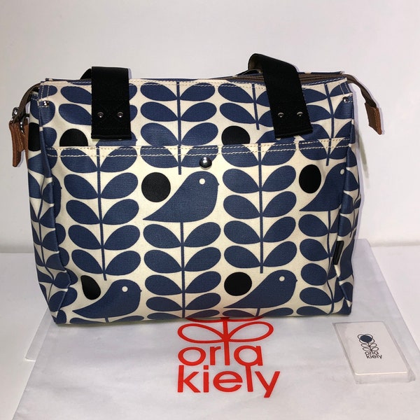 Orla Kiely Seltene Frühbucher Messenger Schultertasche/Kostenloser Weltweiter Versand|Nicht Midi Sling Rucksack Brieftasche Geldbörse Tote Bag Schultasche