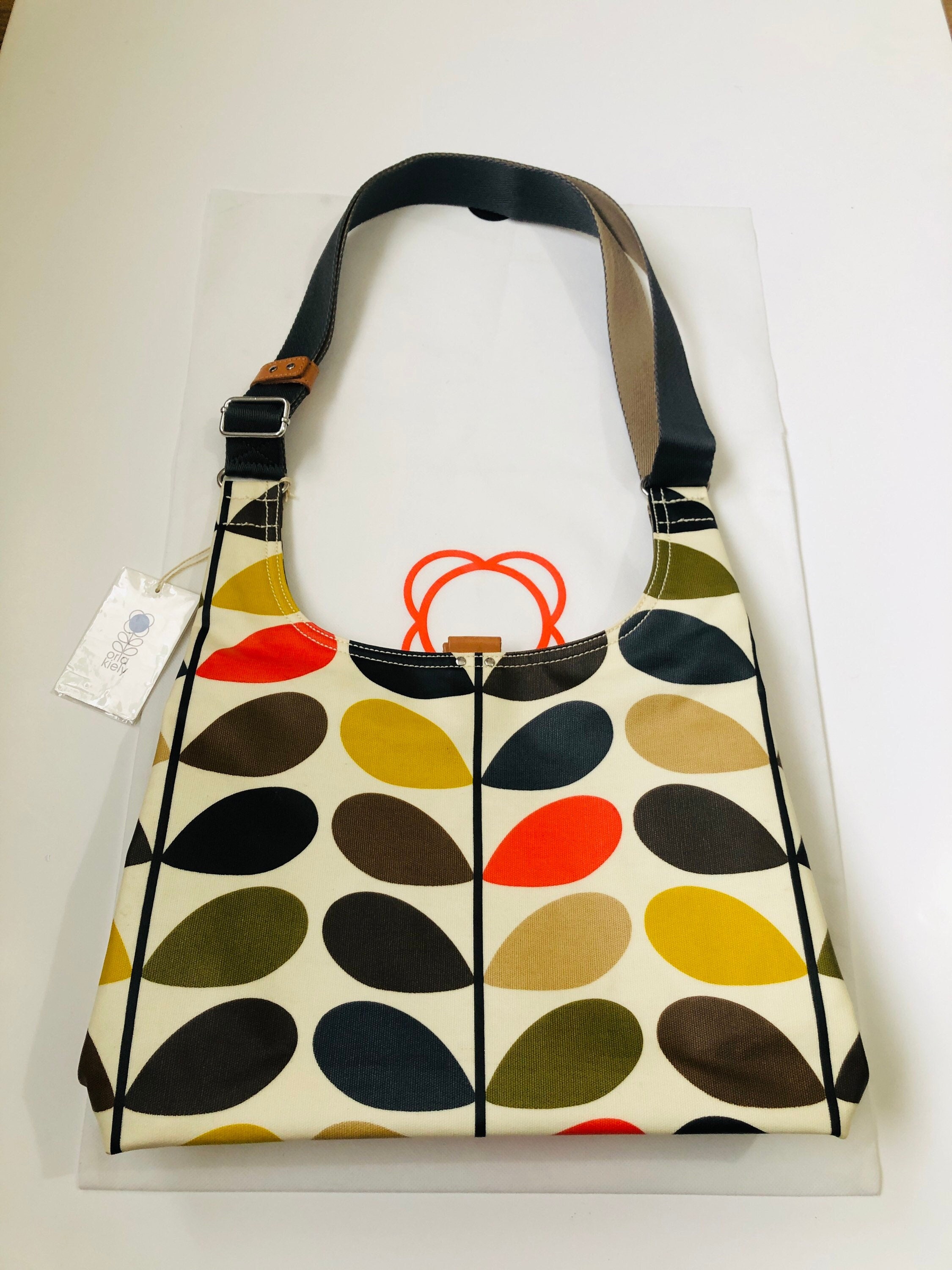 Orla Kiely Classic Multicoloured Stem Midi Sling Crossbody Etsy