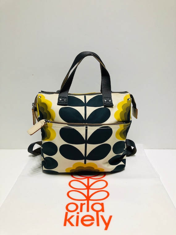Orla kiely small backpack tote discount