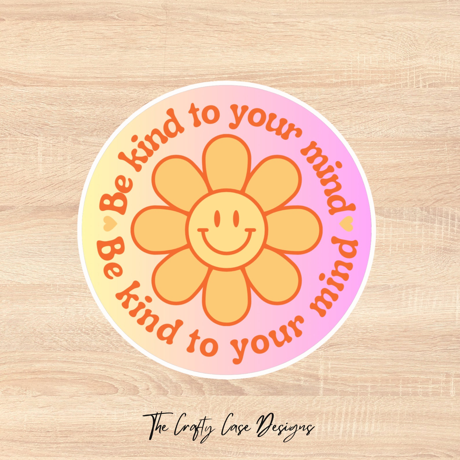 Be Kind to Your Mind Sticker, Mental Health Sticker, Flower Sticker - Etsy