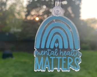 Mental Health Matters Acrylic Keychain