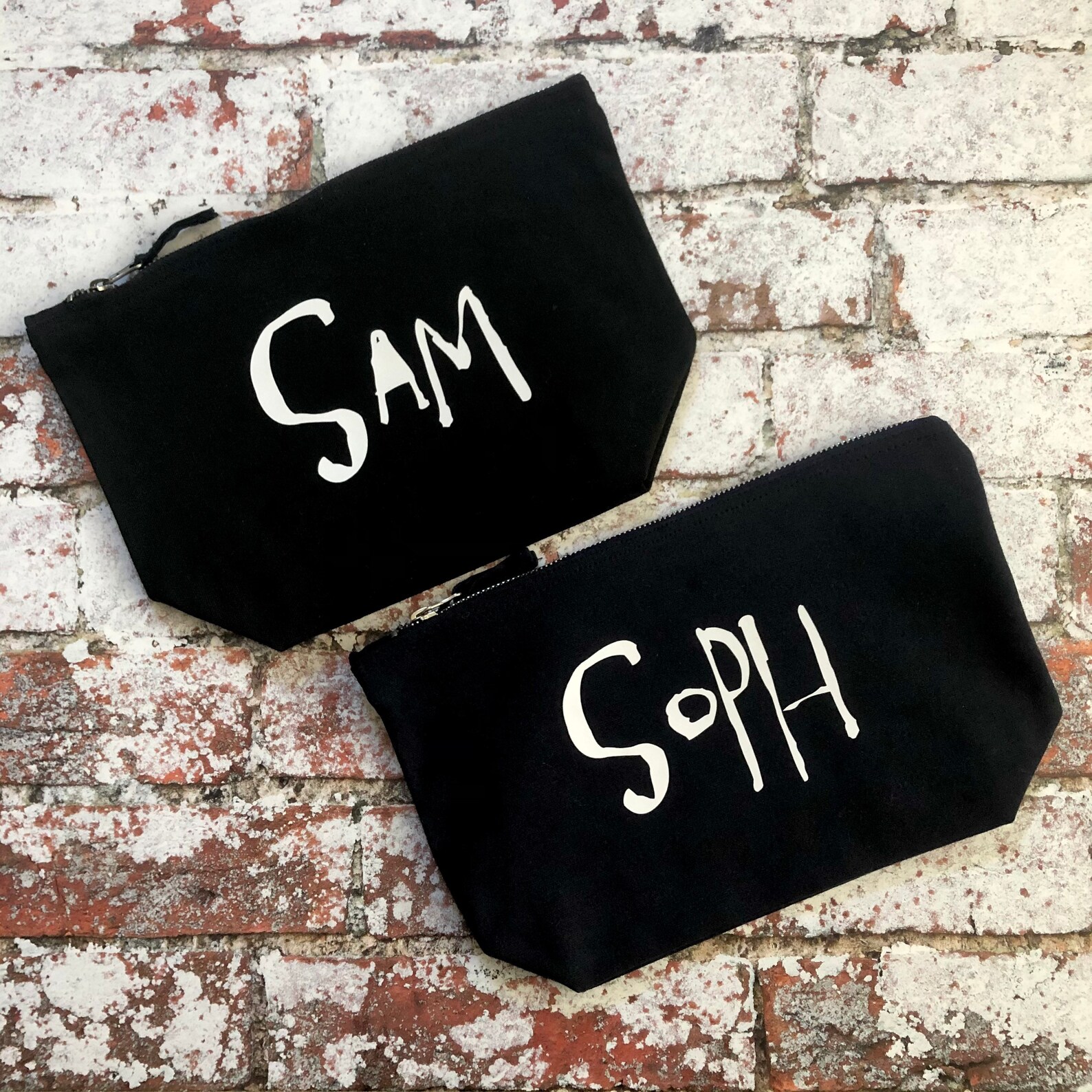 Personalised Toiletry Bag For Boys Black Wash Bag for Teens Etsy