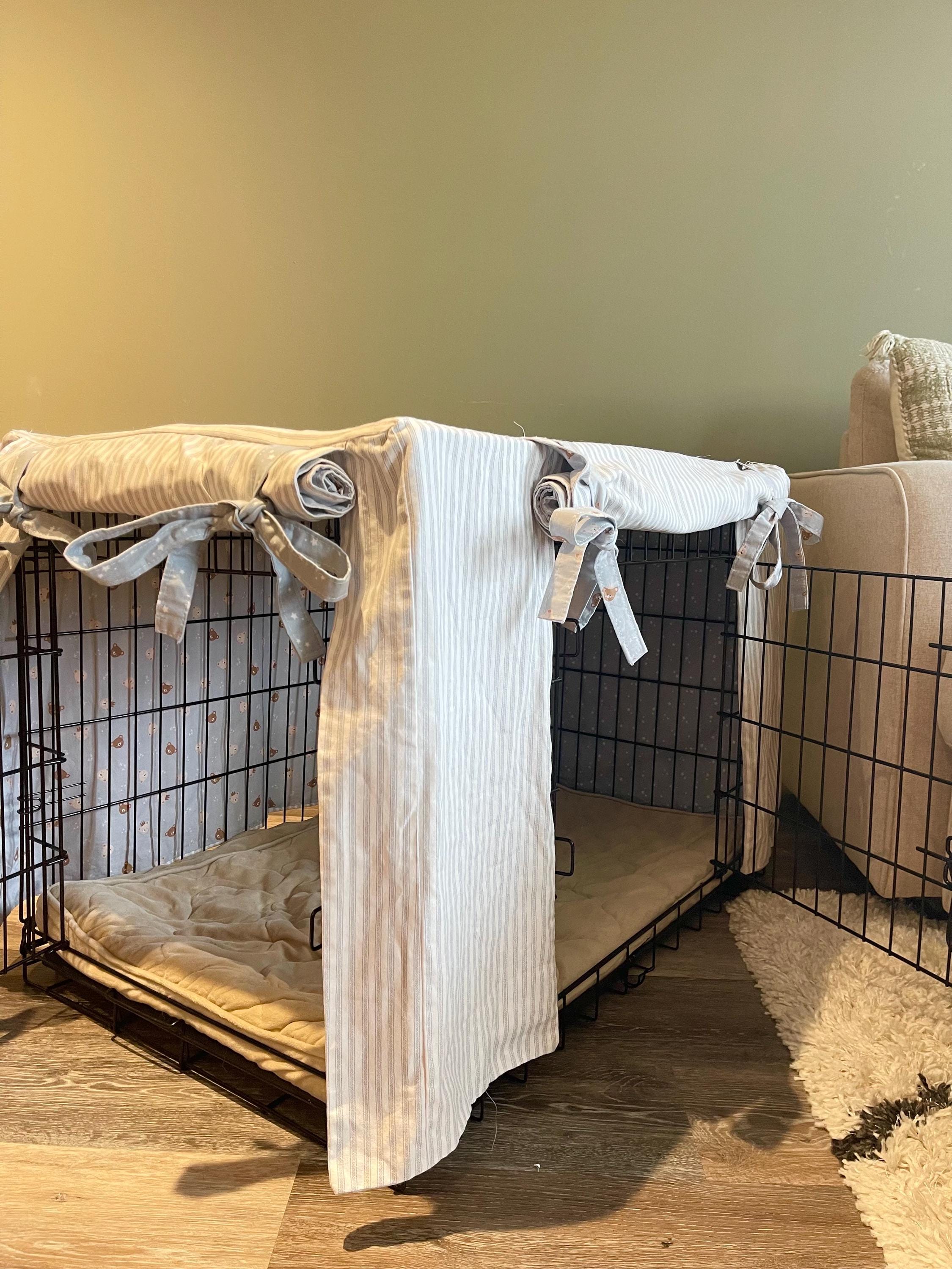 Dog Crate Cover | Fully Lined | Reversible | Customizable - Etsy