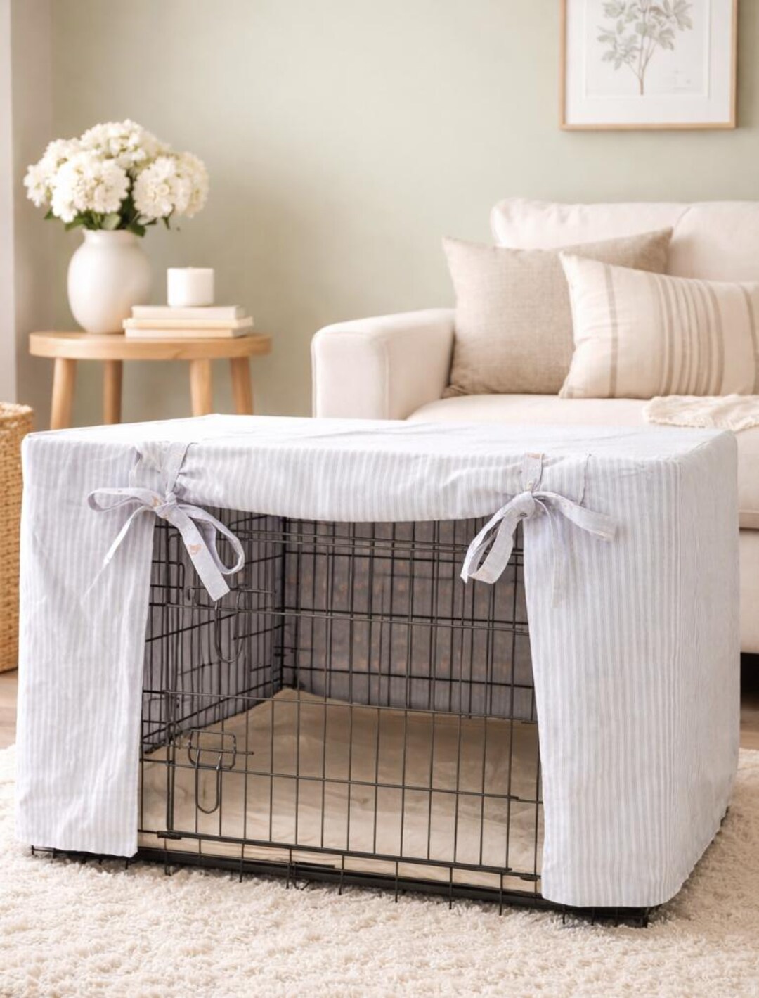 Dog Crate Cover | Fully Lined | Reversible | Customizable - Etsy