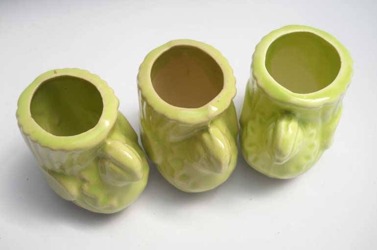 Vintage Toothpick Holder Green Chickens Hens FREE SHIPPING Etsy