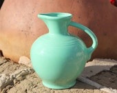 1989 - 2005 Vintage - Homer Laughlin - FIESTA SEA MIST Green - 7 3 4 inch Open Carafe - Excellent Condition