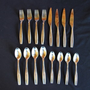 Gourmet Settings  GS  BEAM  Stainless Steel Flatware  16 Piece Lot in  Very Good Condition