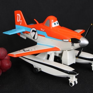 Mattel Disney Planes Talking Pontoon DUSTY CROPHOPPER - 8.5" x 9.5"  WORKS Tested - Good to Very Good Condition