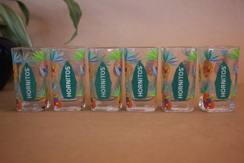 Hornitos Tequila SHOT GLASSES Set of Six 6 Etsy UK