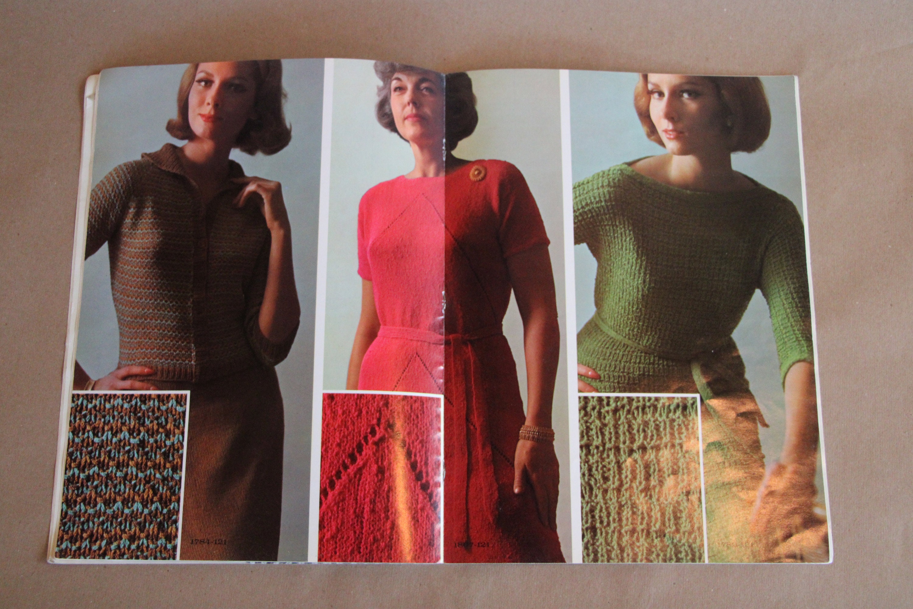 1964 Vintage Bernat Knitting Patterns Book Booklet Book Etsy