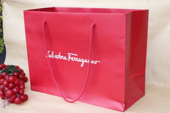 Salvatore ferragamo shopping bag deals