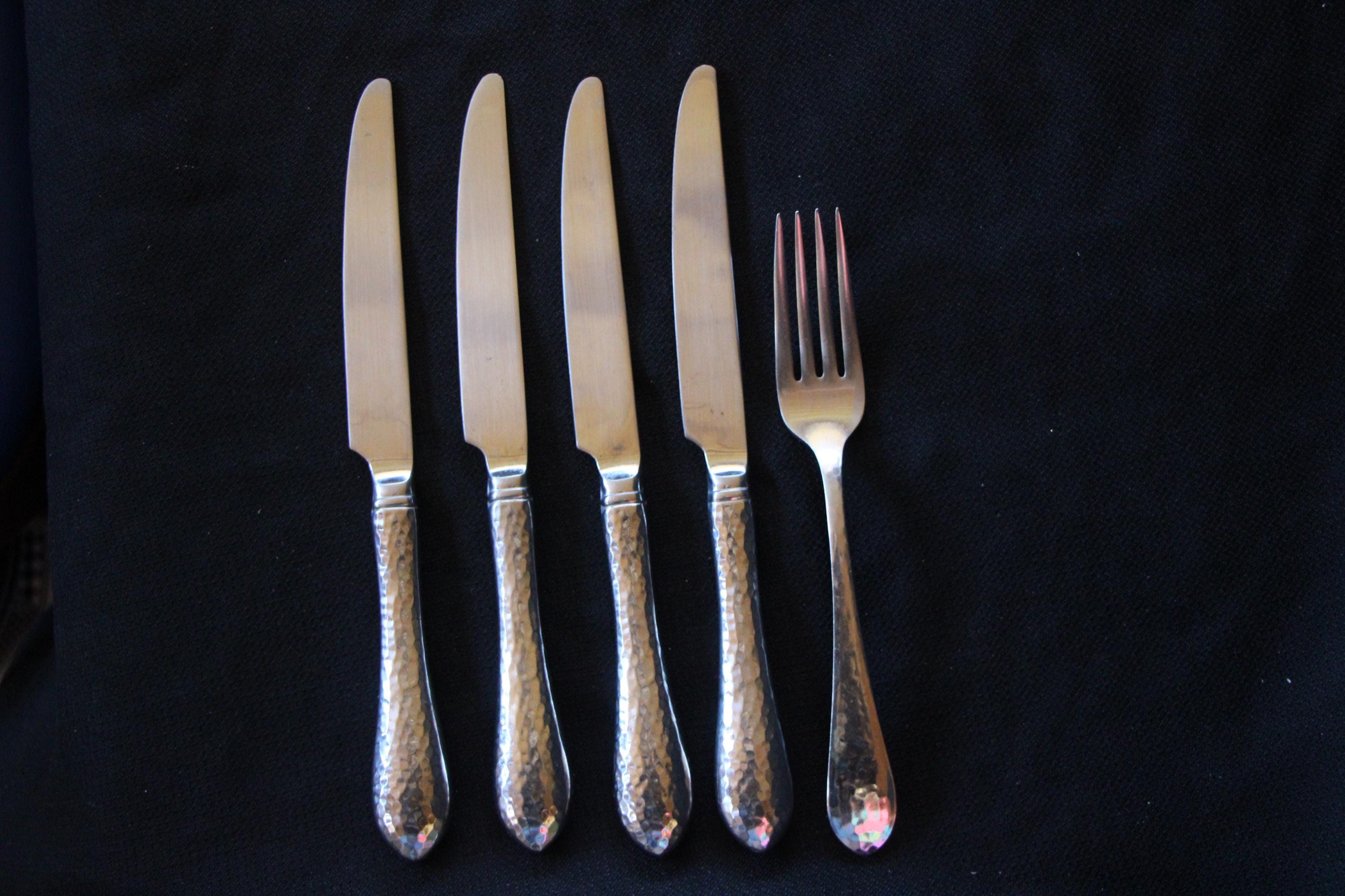REED & BARTON EDGARTOWN 6 pc ELECT TAINLE FLATWARE ILVERWARE