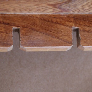 Vintage Soporte de caña de pescar de madera madera maciza | Etsy