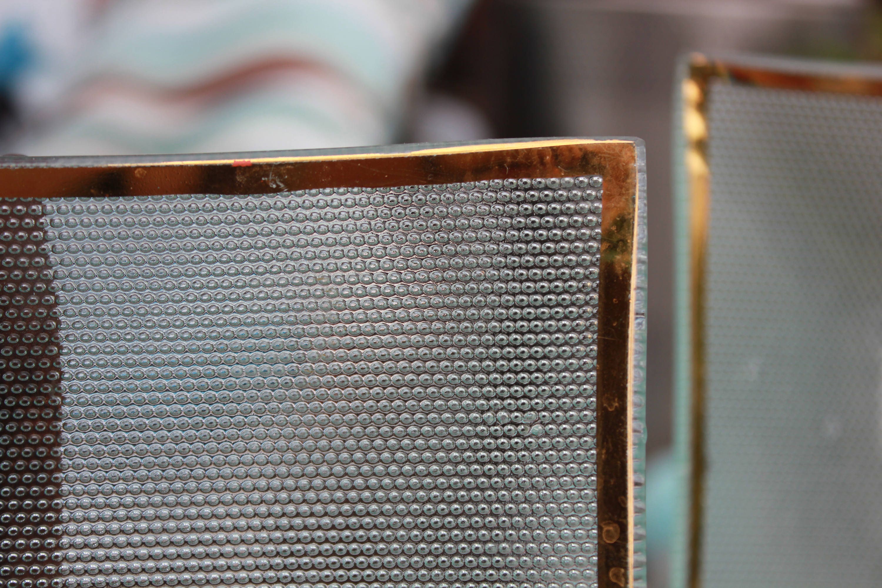 Bumpy Tray 1950's - 1960's Vintage Mid-century Glass Snack /ash / Tidbit Square ...