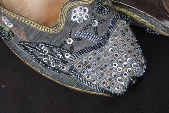 Vintage - YUN FANG - Beaded Shoes / Slippers - eu… - image 7