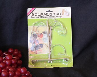 Vintage 1970s Mug Tree - K-Mart Step-Eze - New in Package