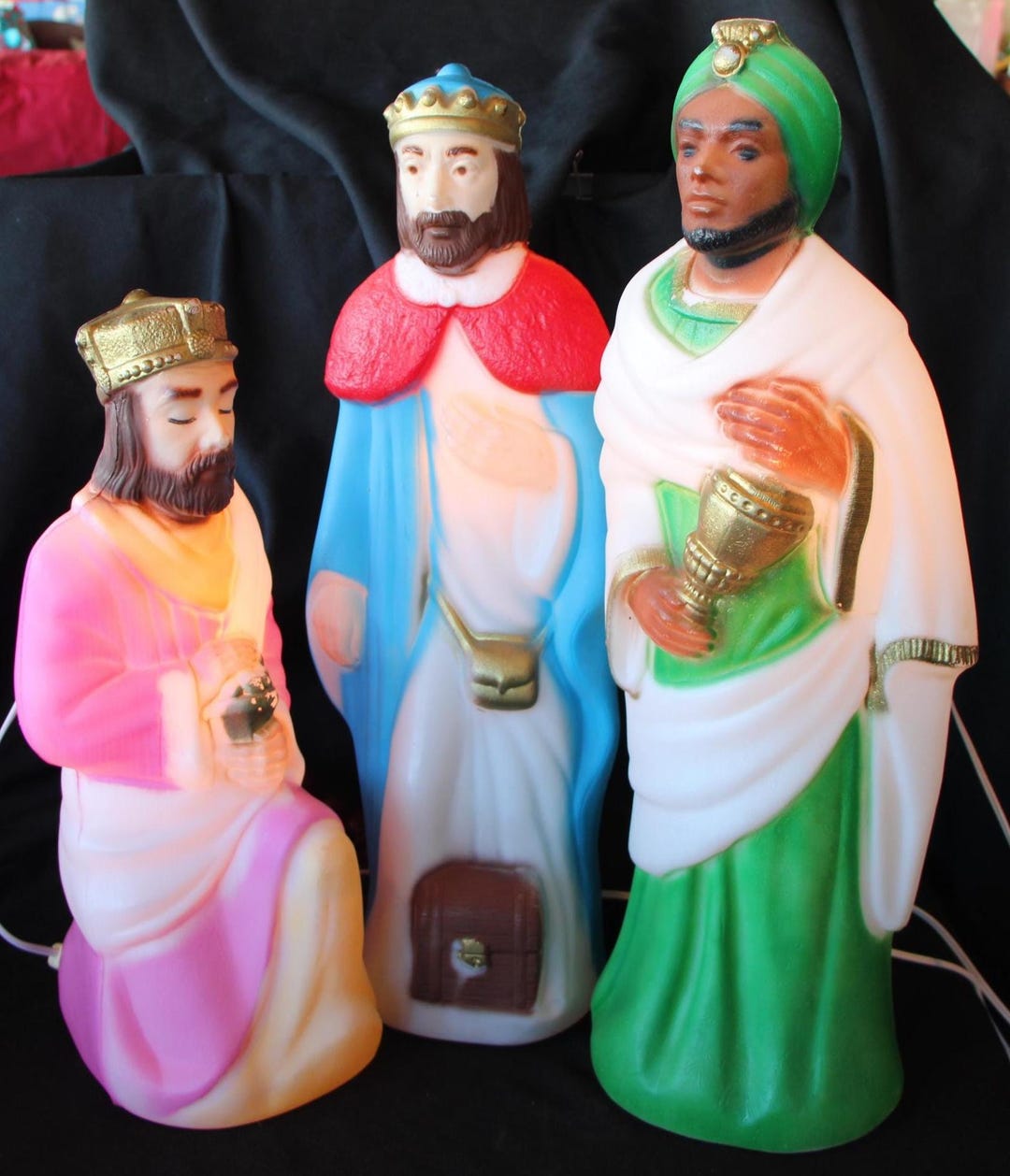 Empire Plastics Christmas THREE KINGS / WISE Men Blow Molds
