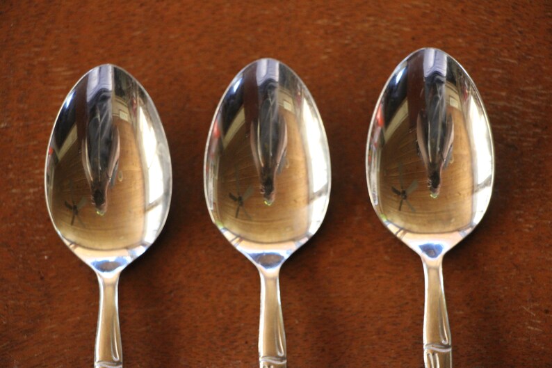 Vintage Home Concepts - HCF6 / Bamboo - Stainless Steel Soup Spoons ...