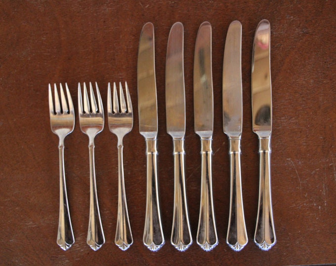 1984 Vintage Oneida JUILLIARD Stainless Steel Flatware Etsy UK