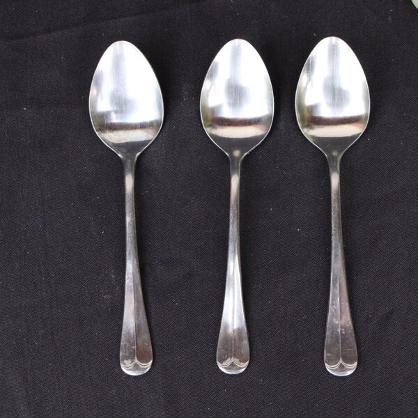 1970's 1980's Vintage United Silver or US - USI14 USI 14 Stainless Steel Flatware Lot of 3 Pieces in Good Condition