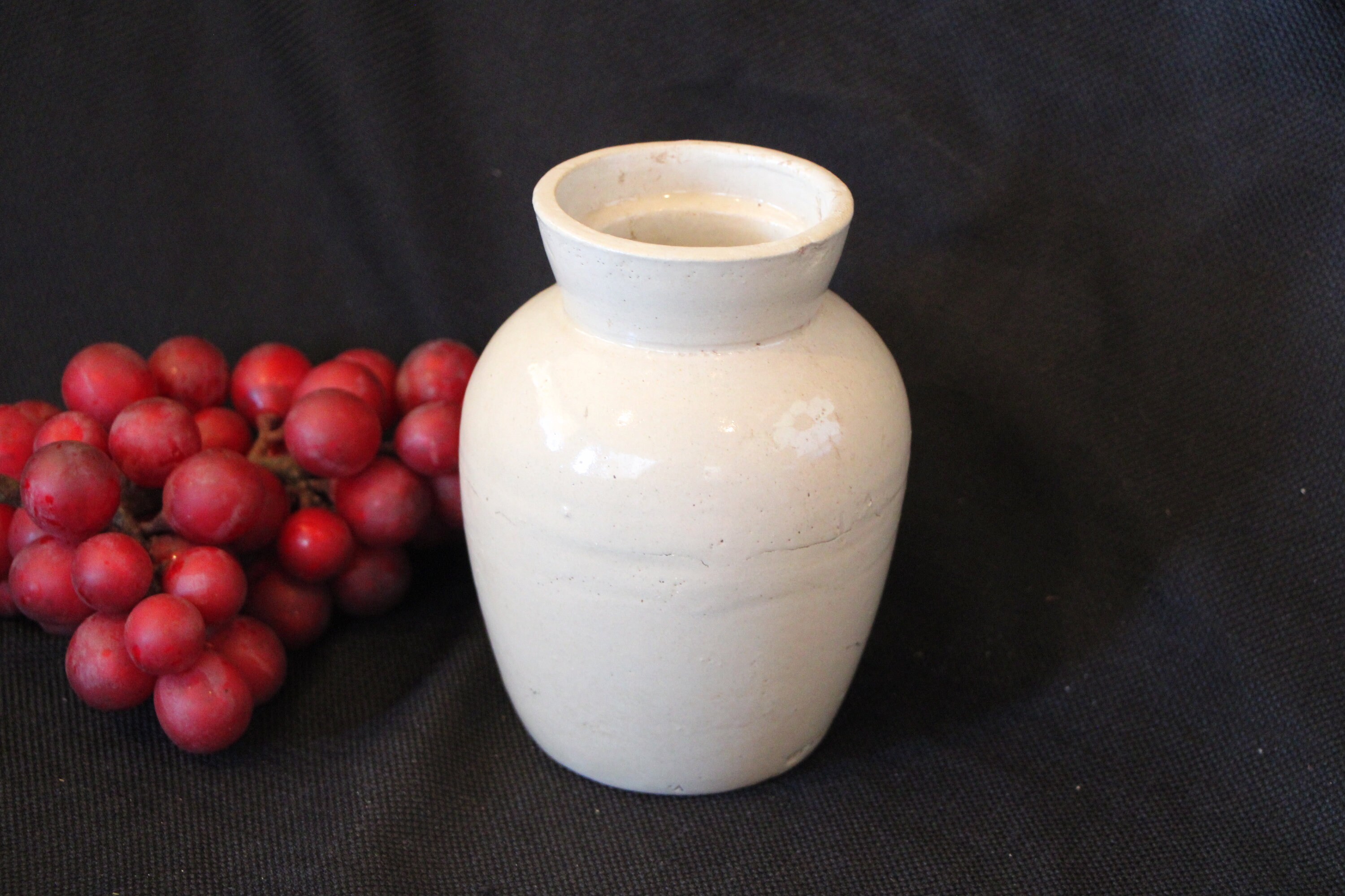 Vintage Weymans Snuff Jar – Stoneware Tobacco Crock, 1822-1870 (no