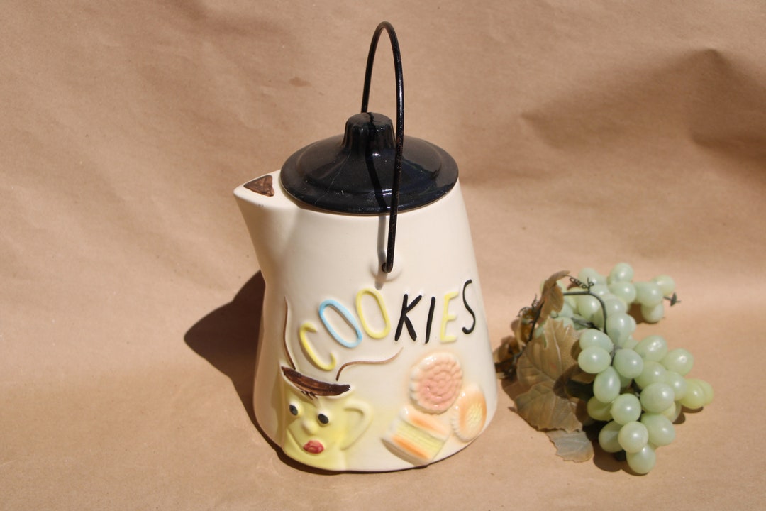 1950's Vintage Mccoy Coffee Pot COOKIE JAR 8 X Etsy