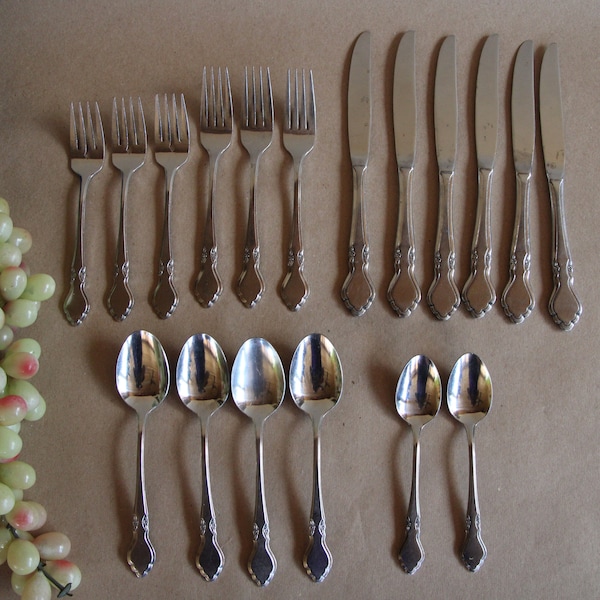1980s Vintage Oneida Flatware Etsy