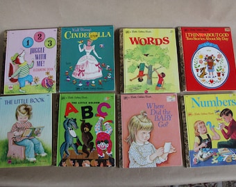 1970's Vintage  Little Golden Books  SOLD INDIVIDUALLY  Very Good Condition