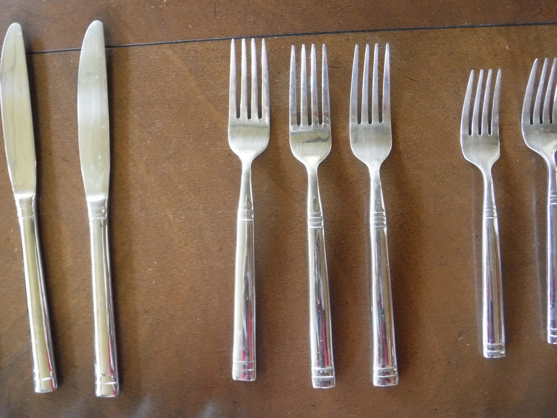 Discontinued Towle Stainless Flatware STEPHANIE Lot of Etsy