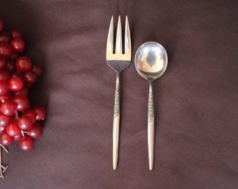 Vintage - Unknown Manufacturer / CAPCO - UNF60 - Lot of Two ( 2 ) Pieces - Stainless Steel Flatware