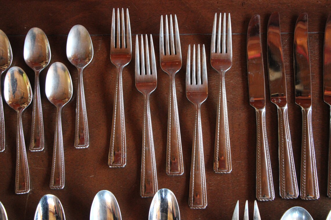 Discontinued Oneida Stainless Stainless Flatware ELAN Etsy