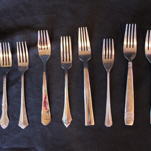 Vintage - Stainless Steel - Dinner Fork - SOLD INDIVIDUALLY - CHOICE - Good to Very Good Condition