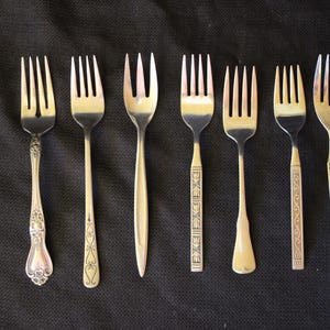 Vintage Stainless Steel Salad Forks SOLD INDIVIDUALLY your CHOICE