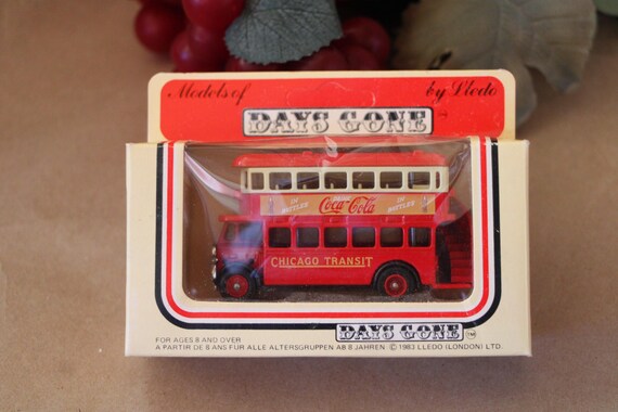 Vintage 1983 Lledo Diecast Coca Cola Bus - Chicago Transit - Etsy