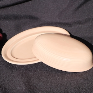 1982 to 1984 Vintage  Franciscan REFLECTIONS PEACH One Covered Butter Dish in Very Good Condition