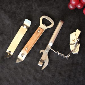 Vintage - Steel Bottle Openers / Church Keys / Can Opener - CHOICE - Sold INDIVIDUALLY - Good Condition