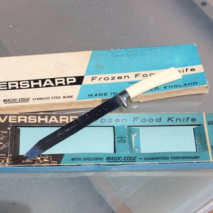 1950&#39;s - 1960&#39;s Vintage Eversharp Frozen Food Knife with original box - Very Good Condition