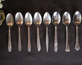 Vintage - Stainless Steel - Tea Spoon - SOLD INDIVIDUALLY - CHOICE - Good to Very Good Condition