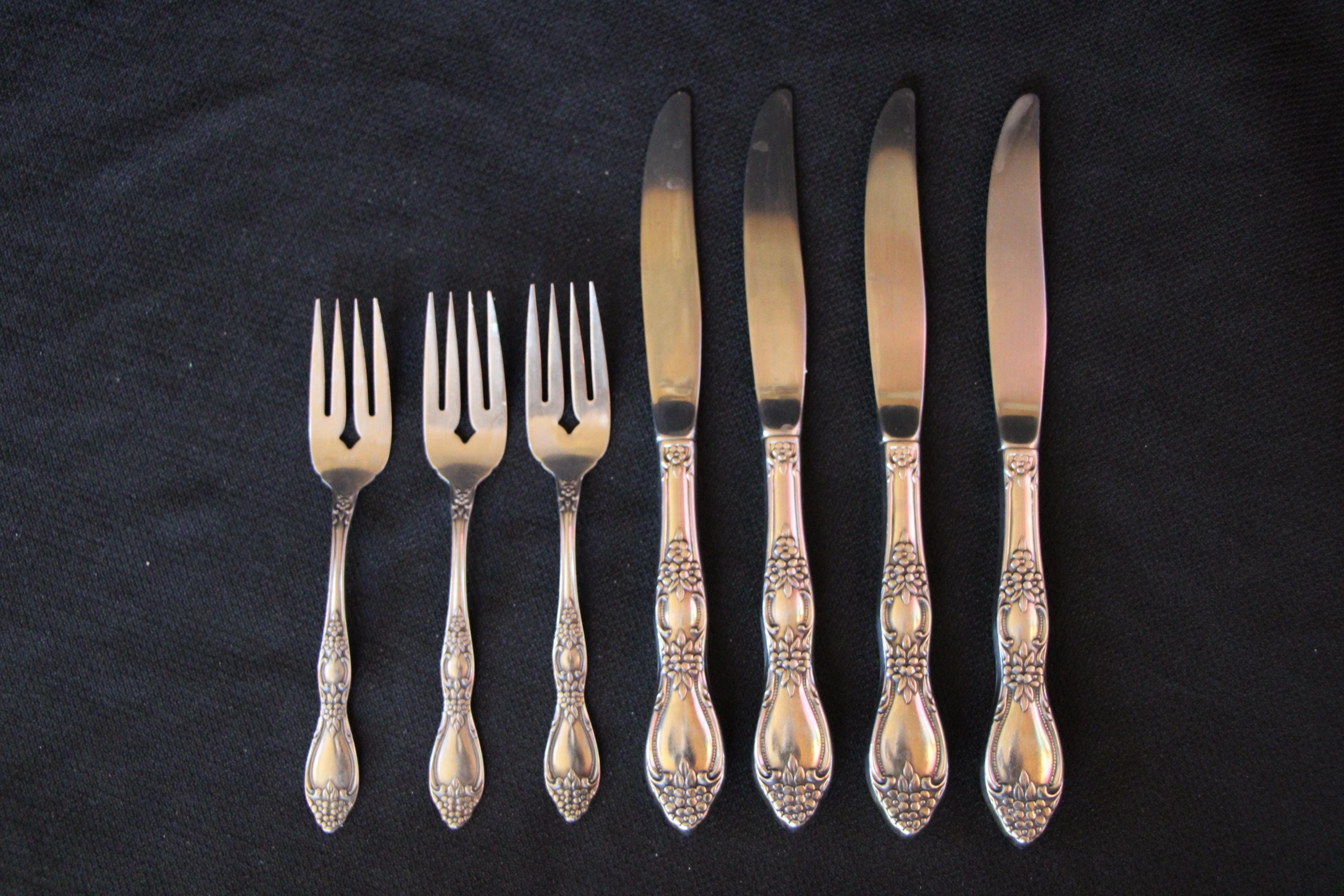 Queens Garden Silverware Pieces - Etsy
